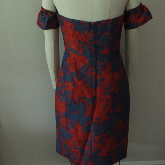 NWT Hutch Design Brand Red and Blue Bustier Dress - Picture 2 of 5